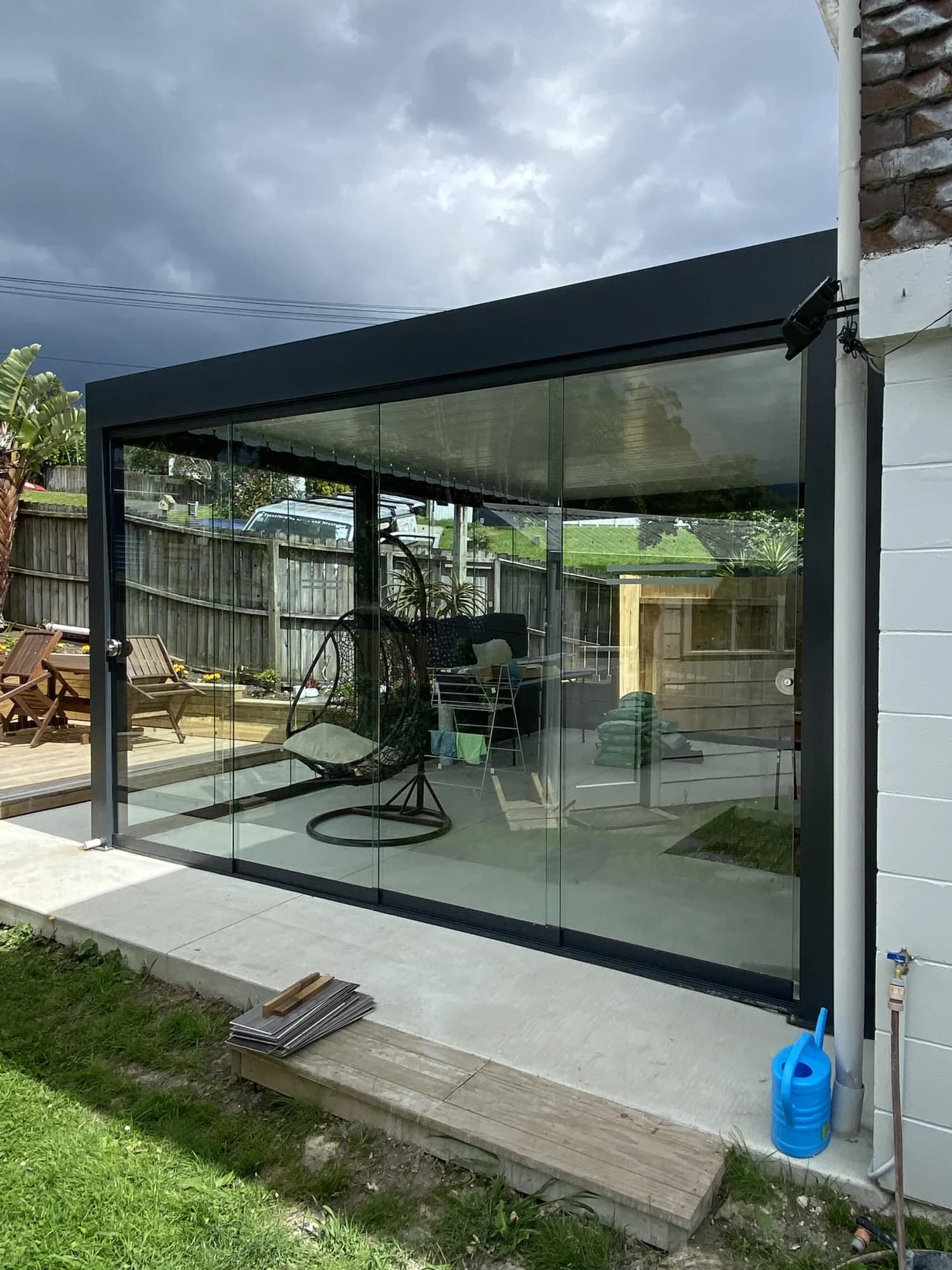 Aluminium fabrication in the workshop